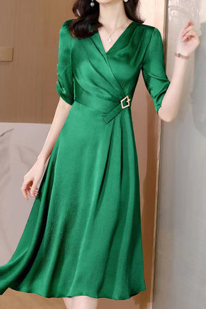 Corynn Dress (BurlyWood • Medium) (Non-Returnable)