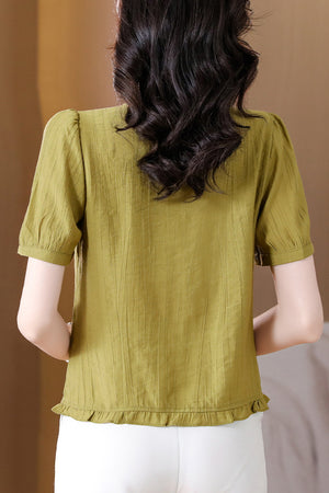 Ana Top (Red • 2XL) (Non-Returnable)