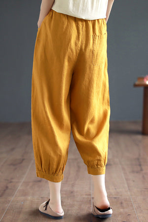 Connie Pants (Linen • Large) (Non-Returnable)