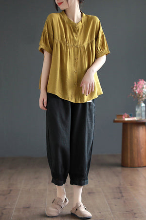 Connie Pants (Linen • Large) (Non-Returnable)