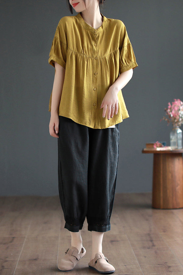 Connie Pants (Linen • Large) (Non-Returnable)