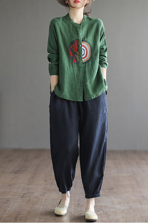 Allison Top (SeaGreen • Large) (Non-Returnable)