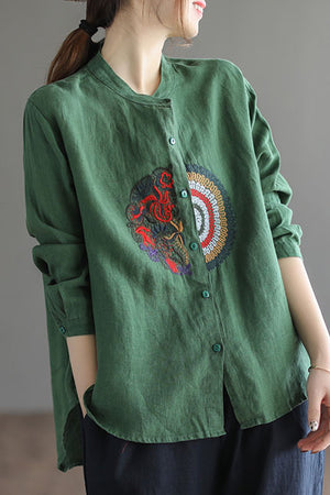 Allison Top (SeaGreen • Large) (Non-Returnable)