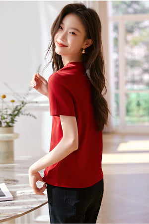 Yevheniya Top (Red • Small) (Non-Returnable)