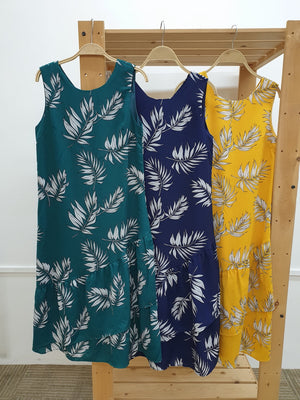 Tropical Print Dress - Ferlicious