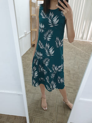 Tropical Print Dress - Ferlicious