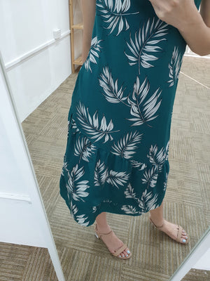 Tropical Print Dress - Ferlicious