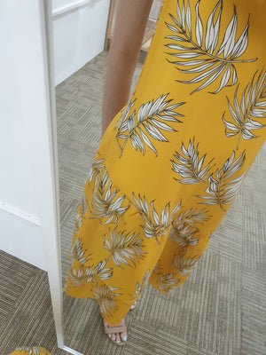 Tropical Print Dress - Ferlicious