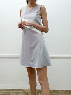Houndstooth Colourblock Dress - Ferlicious