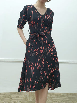 Print Batwing Dress - Ferlicious