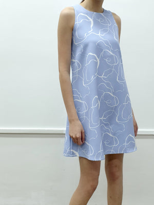Illustration Trapeze Dress - Ferlicious