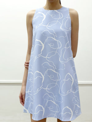Illustration Trapeze Dress - Ferlicious
