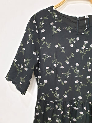 Floral Babydoll Dress (Non-returnable) - Ferlicious