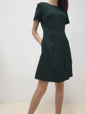 Folded Flap Sleeved Dress (Non-returnable) - Ferlicious