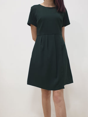 Folded Flap Sleeved Dress (Non-returnable) - Ferlicious