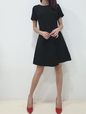 Folded Flap Sleeved Dress (Non-returnable) - Ferlicious