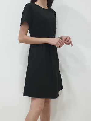 Folded Flap Sleeved Dress (Non-returnable) - Ferlicious
