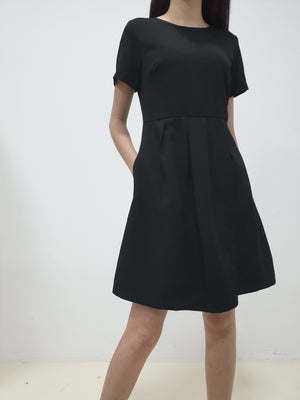 Folded Flap Sleeved Dress (Non-returnable) - Ferlicious