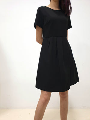 Folded Flap Sleeved Dress (Non-returnable) - Ferlicious