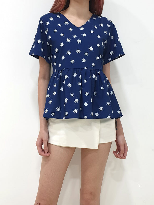Maple Print Top (Non-returnable) - Ferlicious