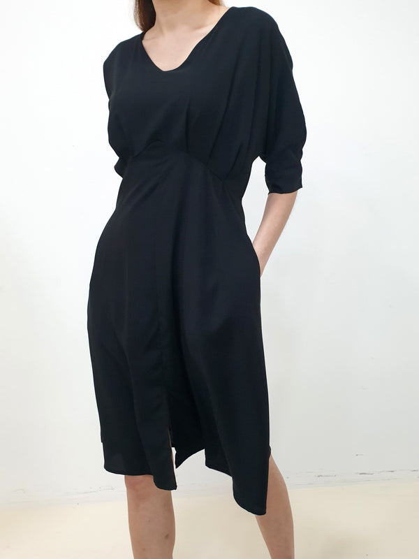 Loose Fit Midi Swing Dress
