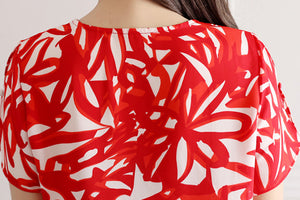 Millie Two Piece Set (Red • Medium) (Non-Returnable)