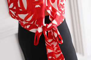 Millie Two Piece Set (Red • Medium) (Non-Returnable)