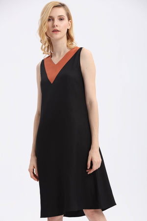 Basic Colourblock Dress - Ferlicious