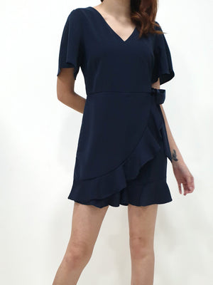 Faux Wrap Romper - Ferlicious