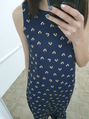 Leaves Print Hi Low Midi - Ferlicious