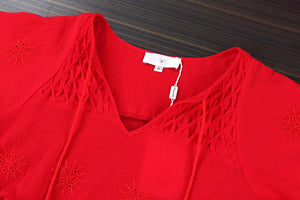 Helena Dress (Red • Large) (Non-Returnable)