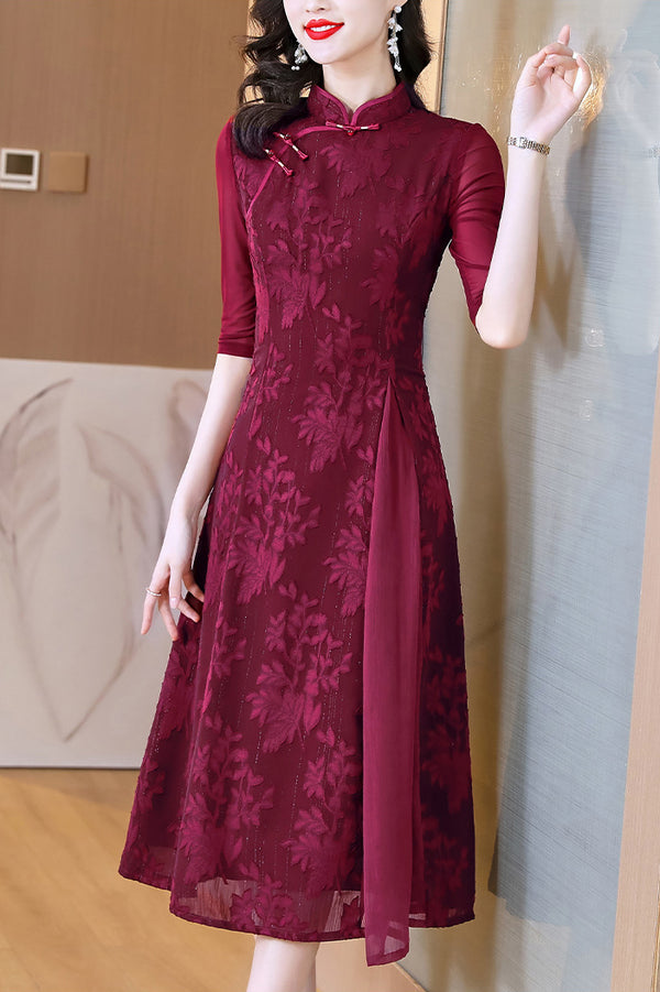 Gianna Dress (DarkBlue • 2XL) (Non-Returnable)