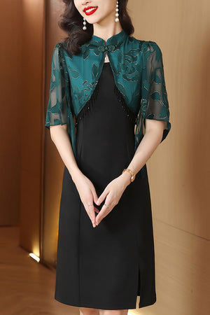 Claudia Cheongsam (3XL) (Non-Returnable)