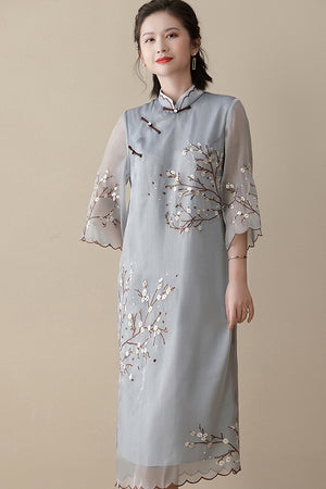 Michaela Cheongsam (Medium) (Non-Returnable)