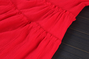 Helena Dress (Red • Large) (Non-Returnable)