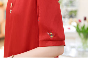 Edythe Top (Red • 3XL) (Non-Returnable)
