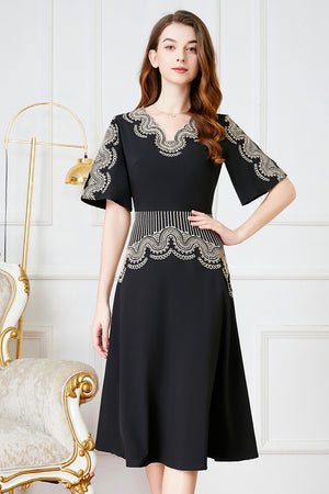 Barabal Dress (Black • XL / 2XL) (Non-Returnable)
