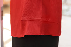 Edythe Top (Red • 3XL) (Non-Returnable)