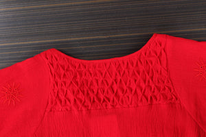 Helena Dress (Red • Large) (Non-Returnable)