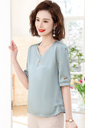 Edythe Top (Red • 3XL) (Non-Returnable)