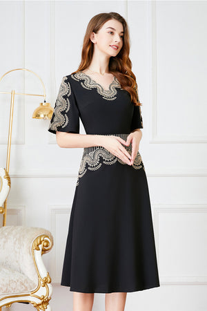 Barabal Dress (Black • XL / 2XL) (Non-Returnable)