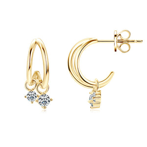 Myranda Solitaire Ear Studs (More Color)