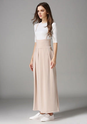 Suspender Flare Leg Jumpsuit - Ferlicious