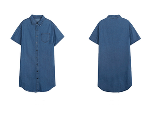 Washed Denim Dress