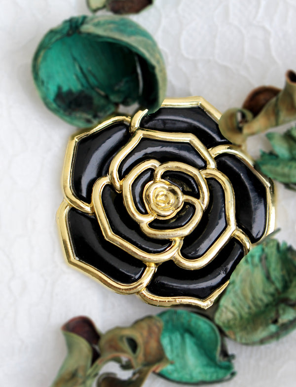 Black Brooch