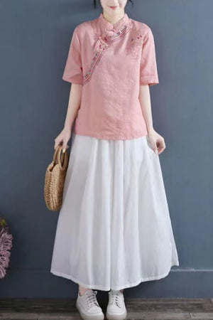 Odette Cheongsam Top (Non-Returnable)
