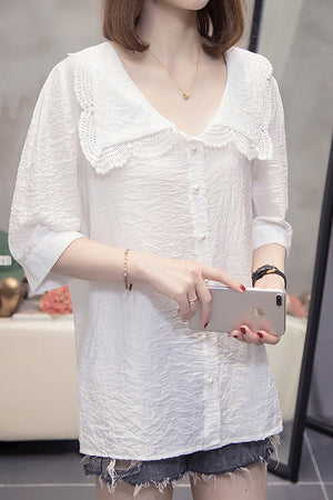 Eneida Top (LightBlue • 3XL) (Non-Returnable)
