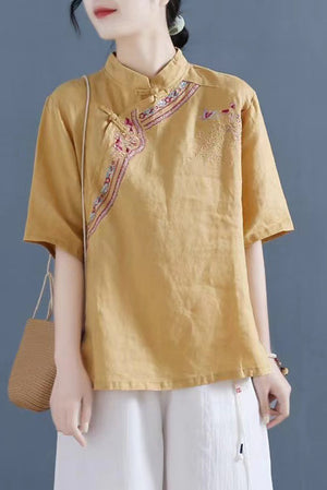 Odette Cheongsam Top (Non-Returnable)