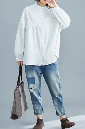 Lyuba Top (White) (Non-Returnable)