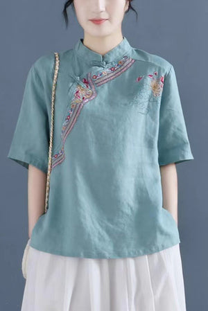 Odette Cheongsam Top (Non-Returnable)
